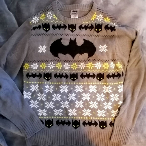 Batman Other - Batman snowflake Christmas sweater